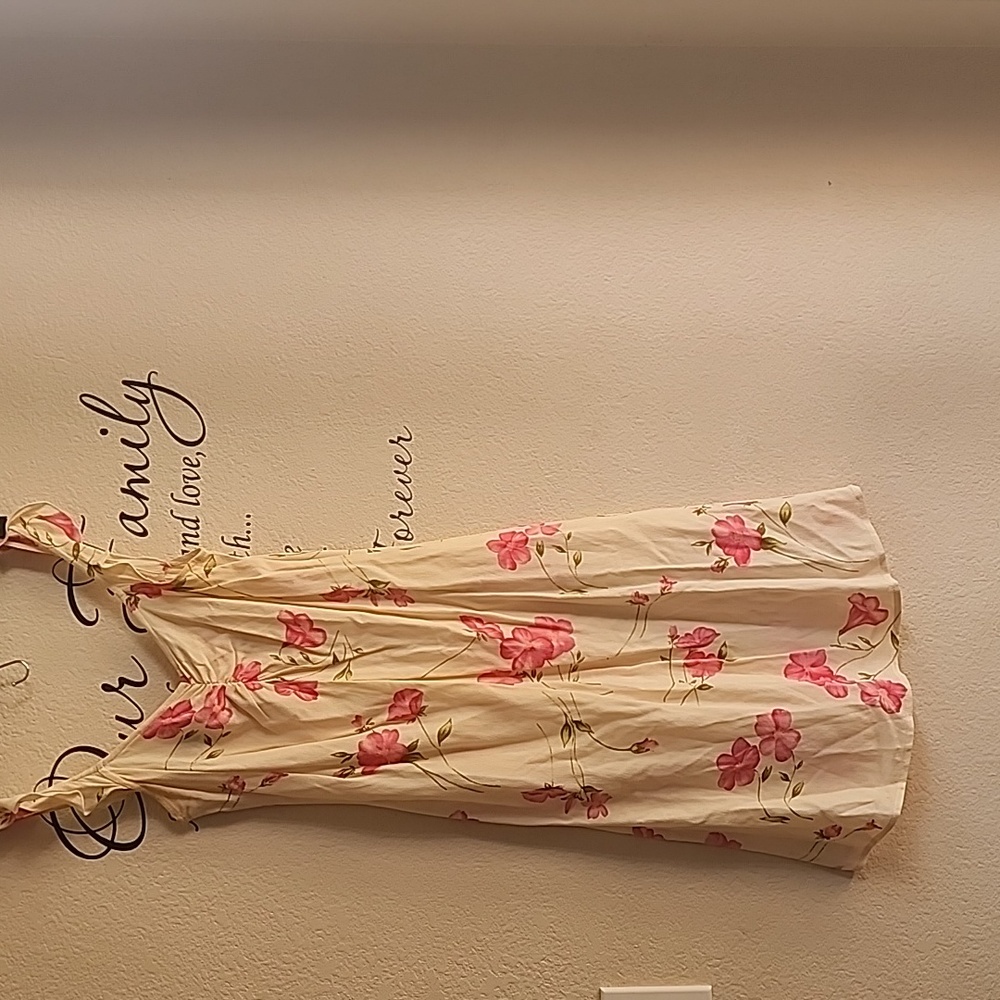 XXS Sleeveless Cinnamon Girl Floral Dress